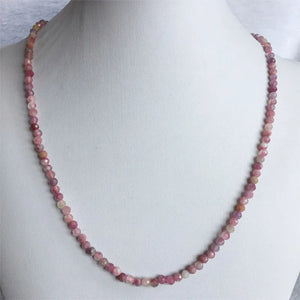 Raw Amethyst Tsavorite Rubellite Tourmaline Turquoise Necklace
