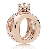 Rose Pave Open My Heart Clip Charm 925 Sterling Silver Beads