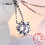 7 Stone Moissanite Diamond Necklace 3.2CT VVS1 Pendant