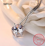 7 Stone Moissanite Diamond Necklace 3.2CT VVS1 Pendant