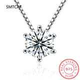 7 Stone Moissanite Diamond Necklace 3.2CT VVS1 Pendant