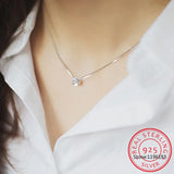 7 Stone Moissanite Diamond Necklace 3.2CT VVS1 Pendant