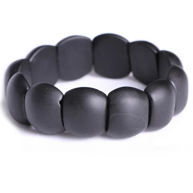 Bianshi Natural Bian Stone Charm Bracelet For Men