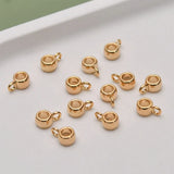 Round Hanging Loose Spacer Beads 2pcs/lot for DIY Jewelry Making