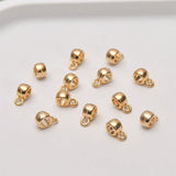 Round Hanging Loose Spacer Beads 2pcs/lot for DIY Jewelry Making