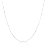 S925 Sterling Silver 2MM Chain Necklace 16-30 Inch