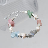 S925 Sterling Silver Pearl Crystal Bracelet Jewelry for Women