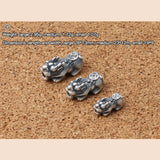 S925 Sterling Silver Pixiu Beads Wealth Bead