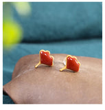 S925 Sterling Silver Ginkgo Leaf Earrings