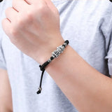 Real S999 Silver Hand-woven 3D Hard Silver Retro Ethnic Style Bracelets