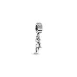 Real Silver 925 Zodiac Dragon Charm Bead Pendant for DIY Jewelry Making