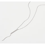 Silver Geometric Tassel Choker Necklace For Women Minimalist Fine Jewelry
