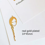Silver Plated Woman Face Pendant Earring Charms