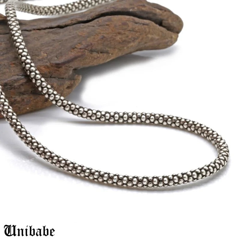 Thai Silver Corn Necklace Retro Pendant Necklace Jewelry