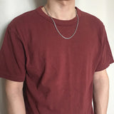S925 Pure Silver Classic Round Chain Necklace For Men Women