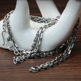 S925 Pure Silver Classic Round Chain Necklace For Men Women