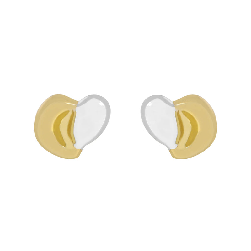 100% Sterling Silver S925 Female Niche Love Earrings Texture