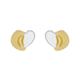 100% Sterling Silver S925 Female Niche Love Earrings Texture