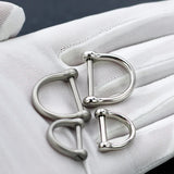 Titanium Alloy Side Push Key Ring Lightweight Metal Car Key Chain