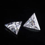 Triangle Cut Loose Moissanite Diamond 0.3-3ct D VVS1 Lab Grown