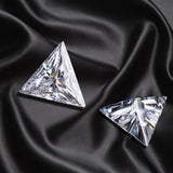 Triangle Cut Loose Moissanite Diamond 0.3-3ct D VVS1 Lab Grown