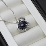 Real Freshwater Pendant Necklace Anniversary Gift With Chain