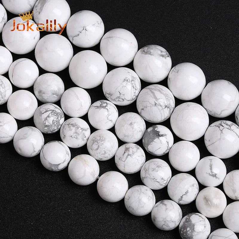 Howlite Turquoise Natural Stone Round Beads 4-14mm