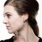 Natural Freshwater Pearl Earrings, 925 Silver Bridal Party Jewelry