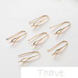 Copper Plated Diamond Earrings DIY Hand-Made Accessories