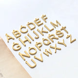 Copper English Letters Pendant for DIY Jewelry