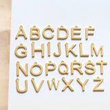 Copper English Letters Pendant for DIY Jewelry