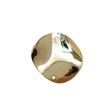 Copper Wave Round Pendant DIY Jewelry Earrings Materials