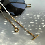 Pearl Chain Bracelet Women Stainless Steel Minimalist Jewelry