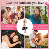 African Ostrich Rose Silver Dangle Charm for DIY Jewelry Making