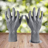 Gray Male Mannequin Left Hand, Jewelry Organizer Stand Holder