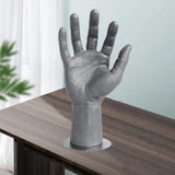 Gray PVC Male Mannequin Left Hand for Jewelry Display