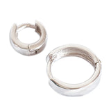 925 Silver Glossy Men's Earrings Single All-match