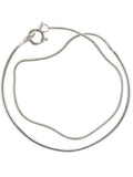 925 Sterling Silver Minimalist Line Bracelet Female Snake Bone Chain