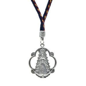 Spain Flag & Virgen del Roci Car Pendant