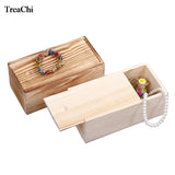 Wooden Tabletop Storage Box Baking Tung Wood Drawers