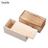 Wooden Tabletop Storage Box Baking Tung Wood Drawers