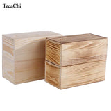 Wooden Tabletop Storage Box Baking Tung Wood Drawers