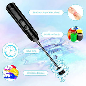 Rechargeable Handheld Mixer for Resin - USB Mixer for Epoxy Stirring