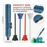 Rechargeable Epoxy Mixer Handheld Resin Stirrer With 4 Paddles