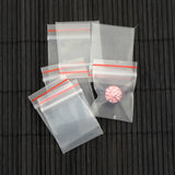 100Pc 3x4cm Red Border Ziplock Bags