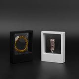 PET Membrane Window Diamond Ring Stand Jewelry Display Case