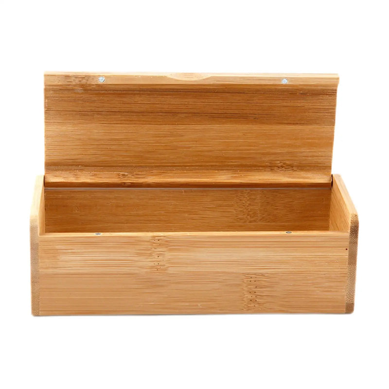 Bamboo Sunglasses Organizer Case, Space Saving Compact 16.5x6.8x5.5cm