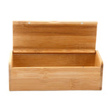 Bamboo Sunglasses Organizer Case, Space Saving Compact 16.5x6.8x5.5cm