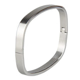 Rectangle Bangle Bracelet Personalized Cuff Gift for Mom Birthday