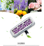 Car Air Diffuser Locket Vent Clip Stainless Steel Aromatherapy